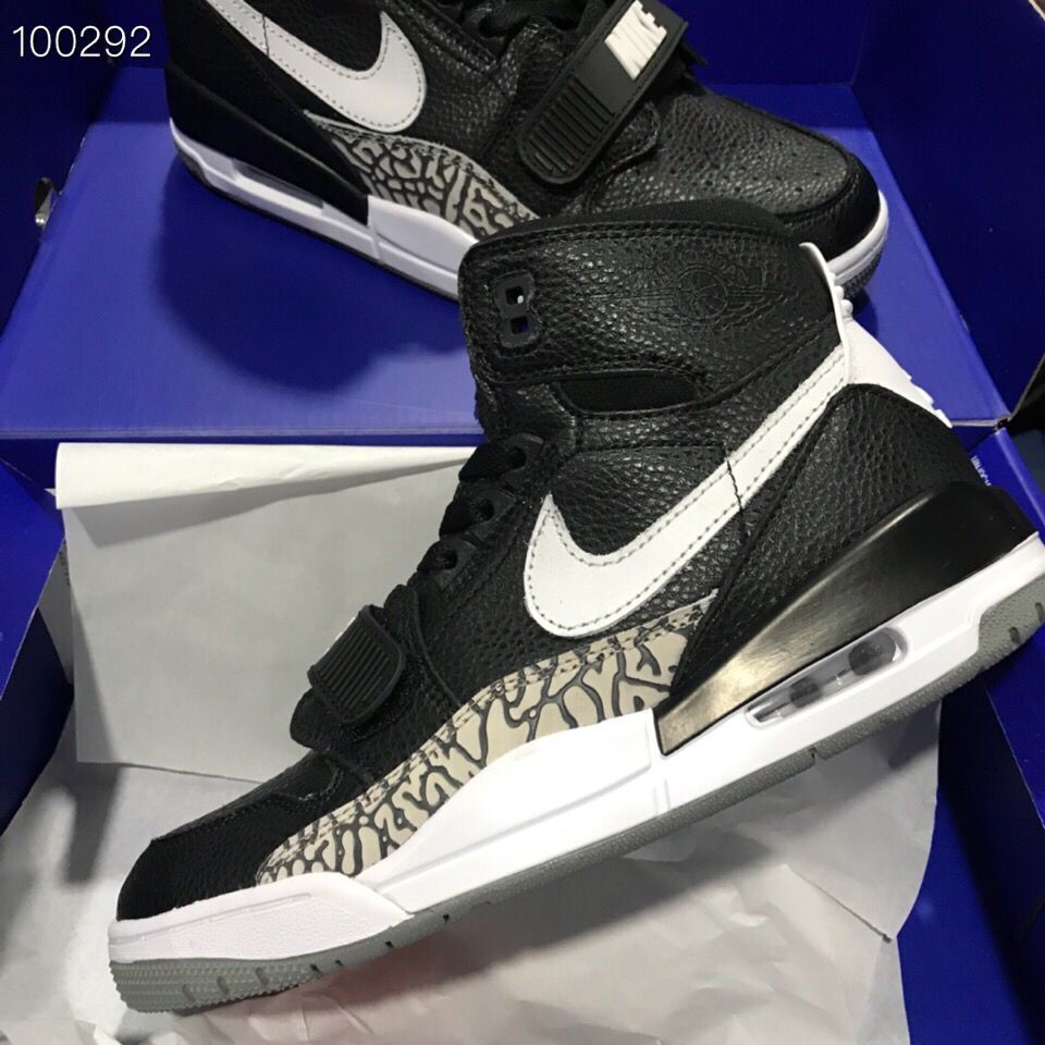 Air Jordan Legacy 312 NRG Black Cement Grey White Shoes